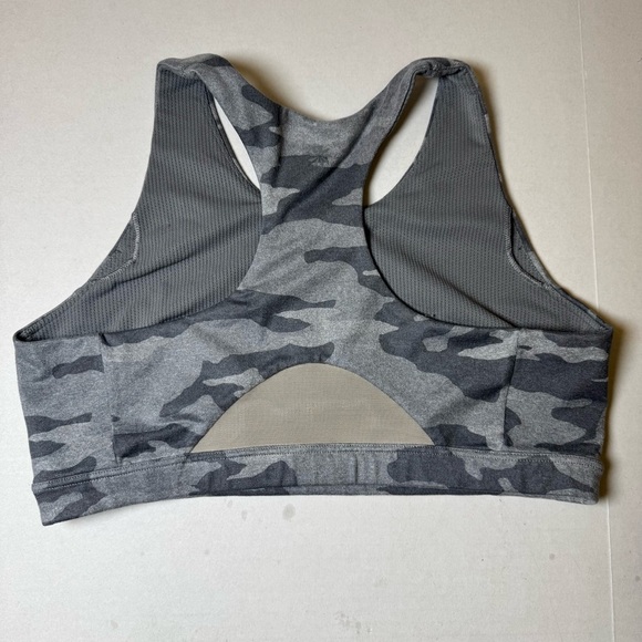 Athleta Gray Camo Sports Bra - Picture 2 of 4